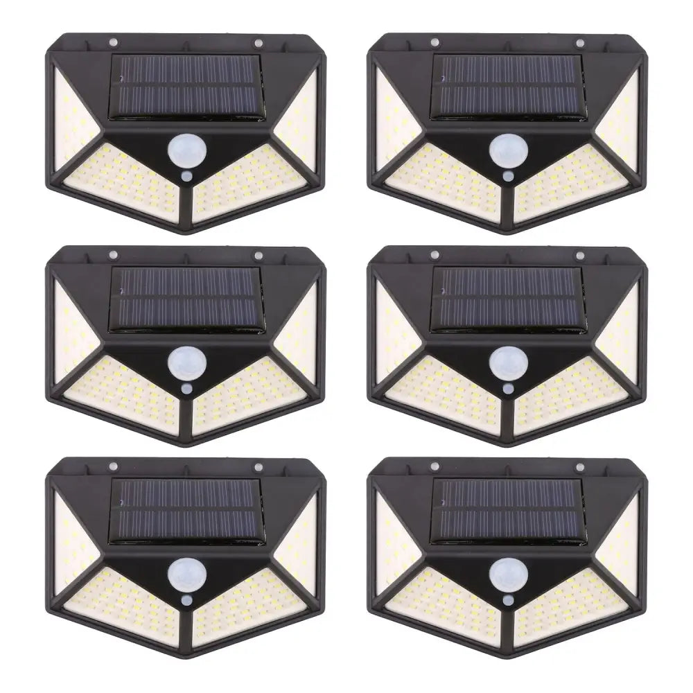 NOVEDEN 6 Packs Solar LED Lights with 3 Light Modes (Black)NE-SL-103-ZL - Home & Garden > Garden Lights