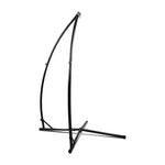 NOVEDEN Hammock Chair Stand for Hanging Air Porch Swing Chair (Black) NE-HC-100-DL - Home & Garden > Hammocks