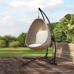 NOVEDEN Hammock Chair Stand for Hanging Air Porch Swing Chair (Black) NE-HC-100-DL - Home & Garden > Hammocks