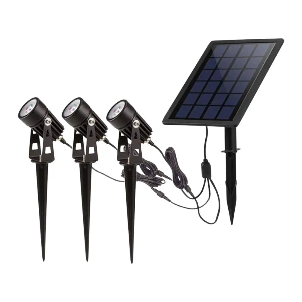 NOVEDEN Solar Garden Lights with 3 Set LED Spotlights (Warm White) NE-SL-105-HK - Home & Garden > Garden Lights