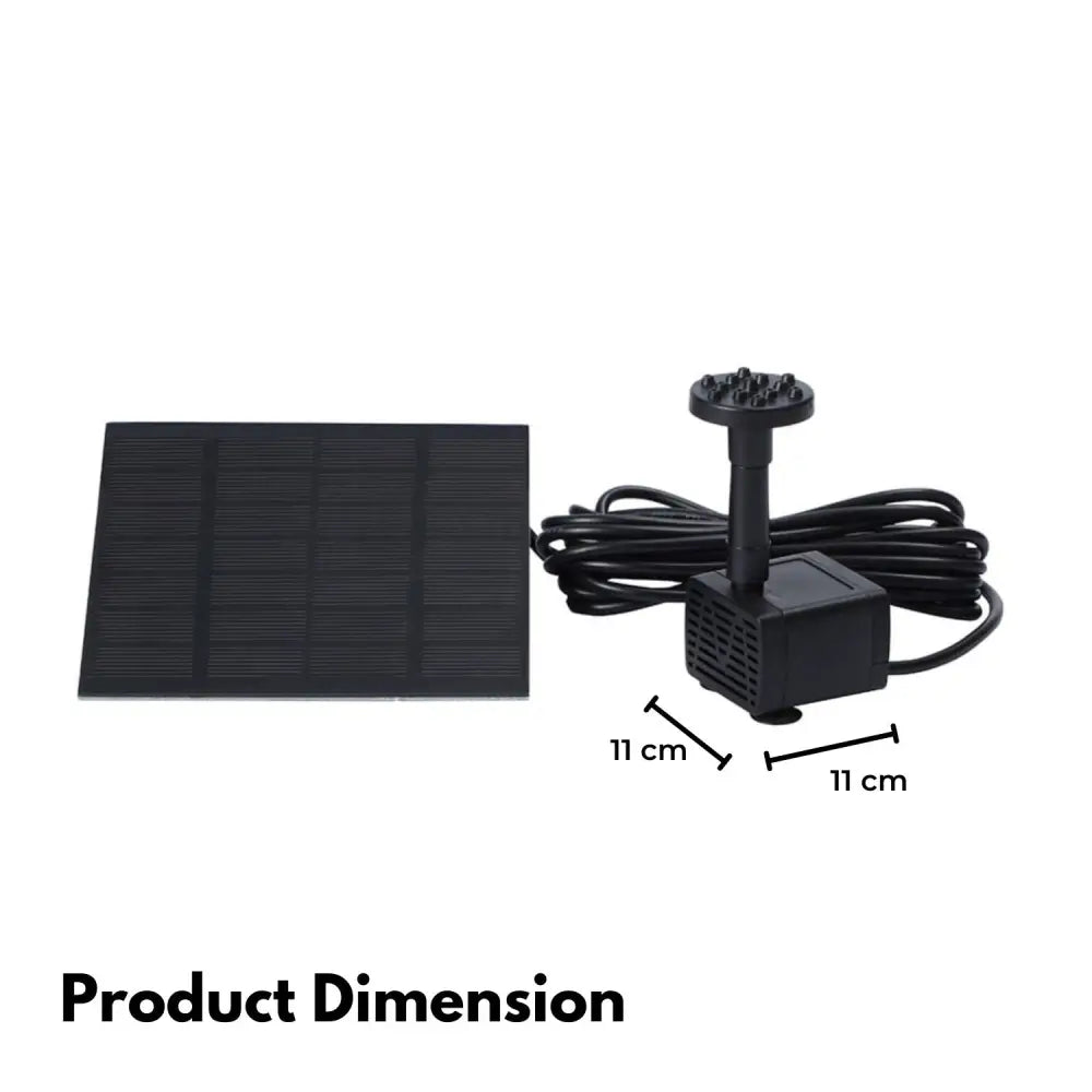NOVEDEN Solar Water Fountain NE-SWF-100-SY - Home & Garden > Fountains