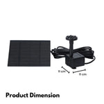 NOVEDEN Solar Water Fountain NE-SWF-100-SY - Home & Garden > Fountains