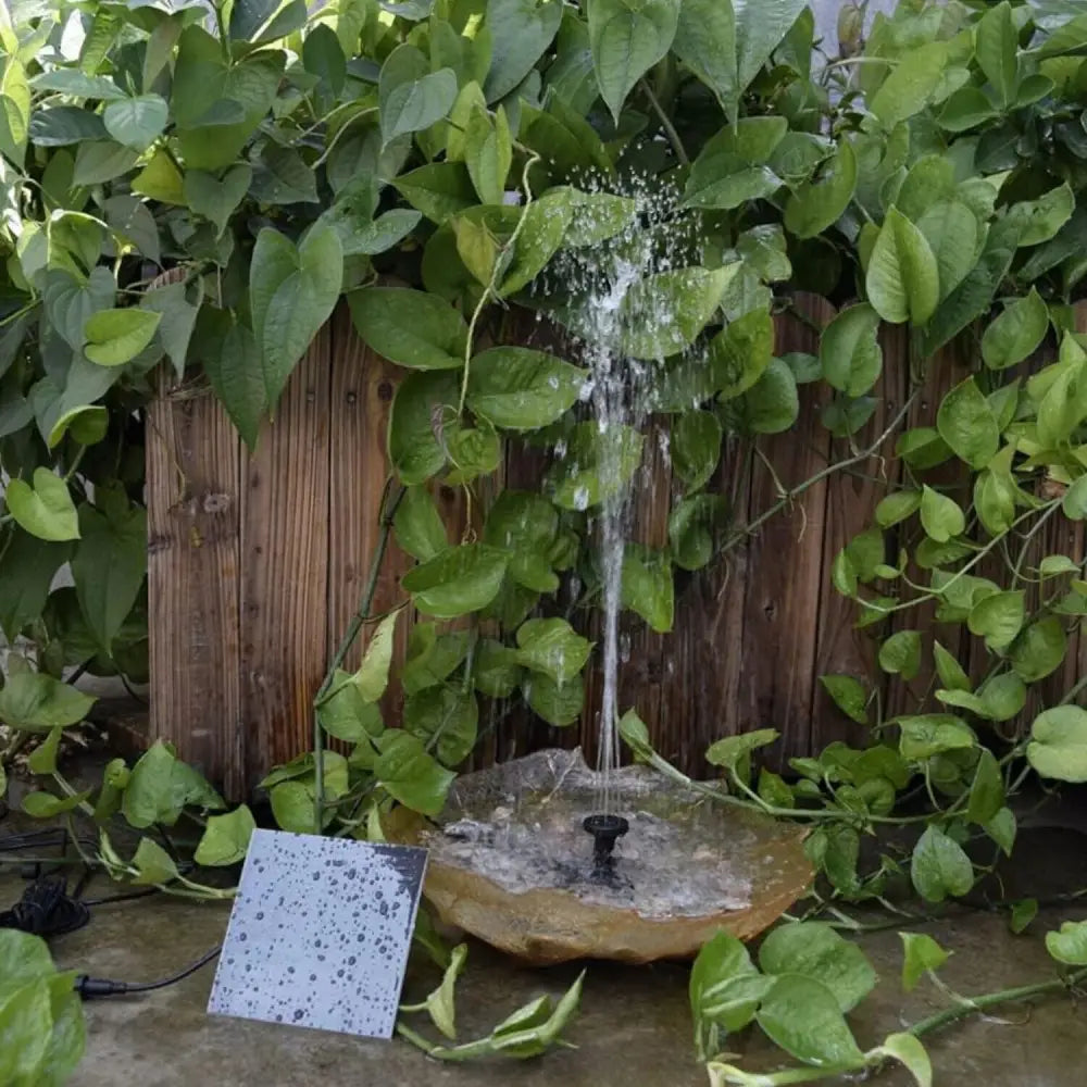 NOVEDEN Solar Water Fountain NE-SWF-100-SY - Home & Garden > Fountains
