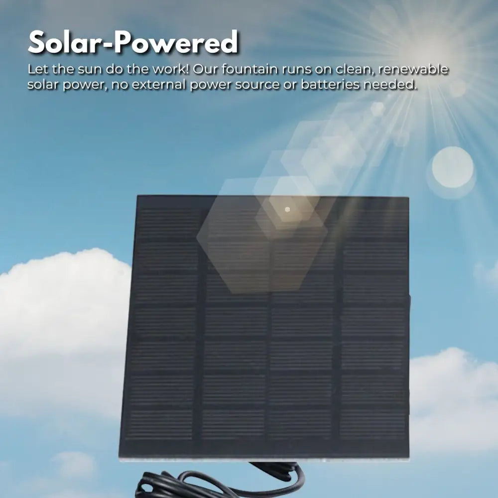 NOVEDEN Solar Water Fountain NE-SWF-100-SY - Home & Garden > Fountains