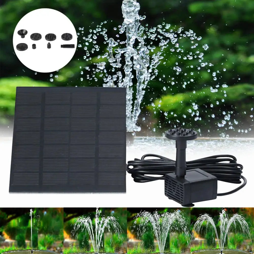 NOVEDEN Solar Water Fountain NE-SWF-100-SY - Home & Garden > Fountains