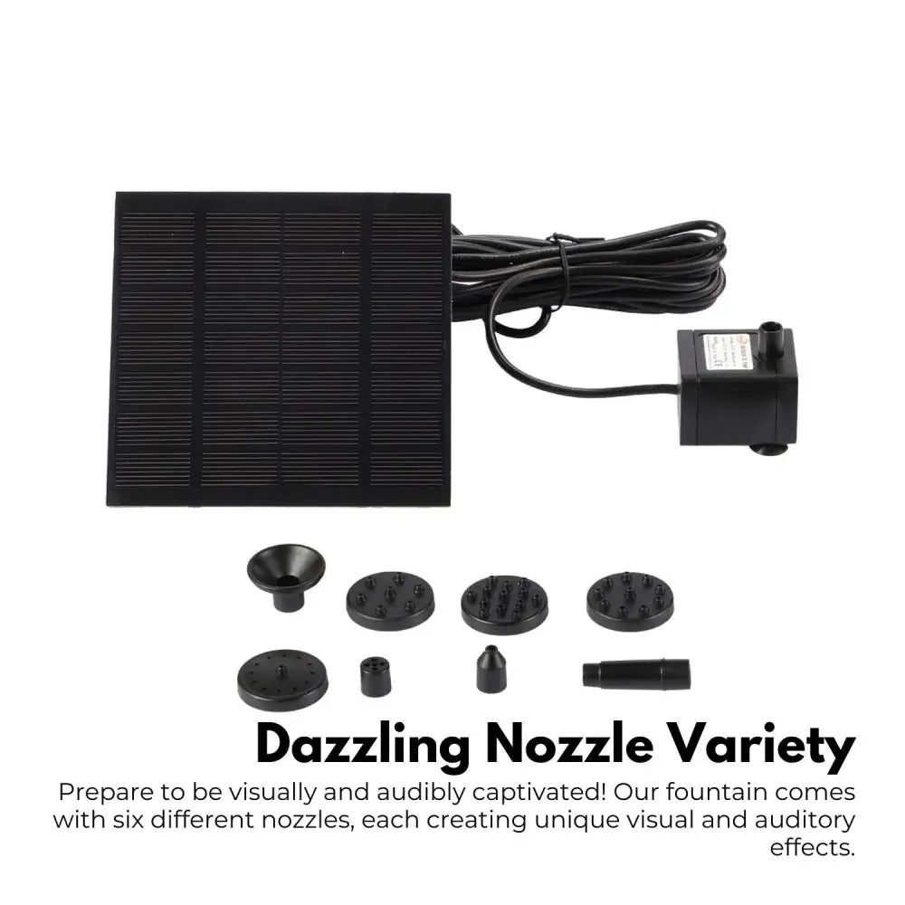 NOVEDEN Solar Water Fountain NE-SWF-100-SY - Home & Garden > Fountains