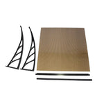 NOVEDEN Window Door Awning Canopy Outdoor UV Patio Rain Cover Tawny 1M X 1.2M Type 1 NE-AG-100-SU - Home & Garden >
