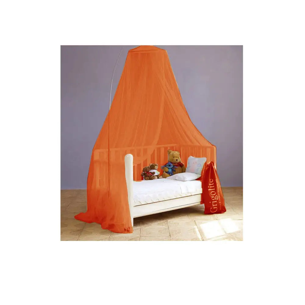 Nursery Baby Cot Size Bed Decorative Canopy Orange - Home & Garden > Bedding