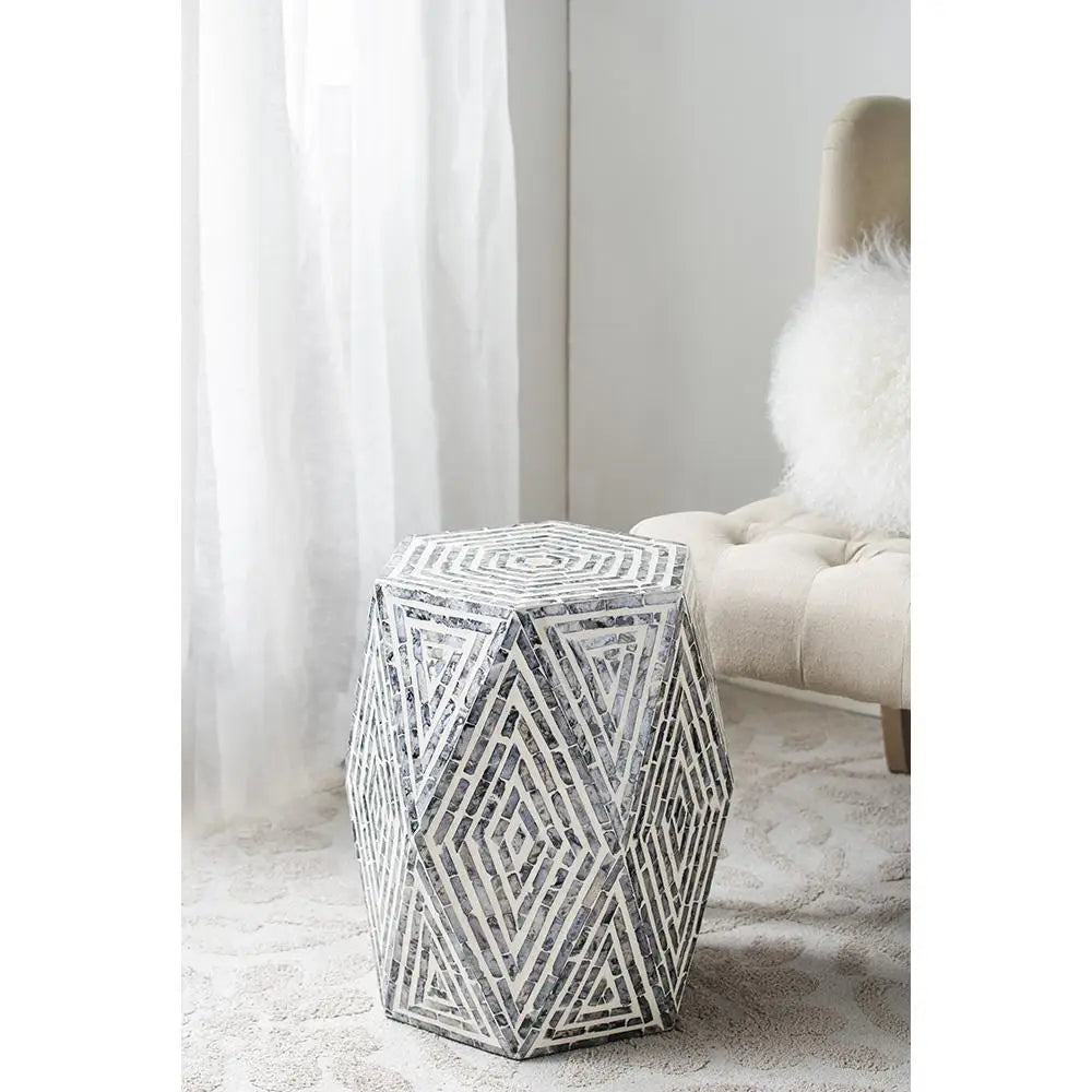Oblique Shell stool/Side table - Furniture > Living Room > Side Tables
