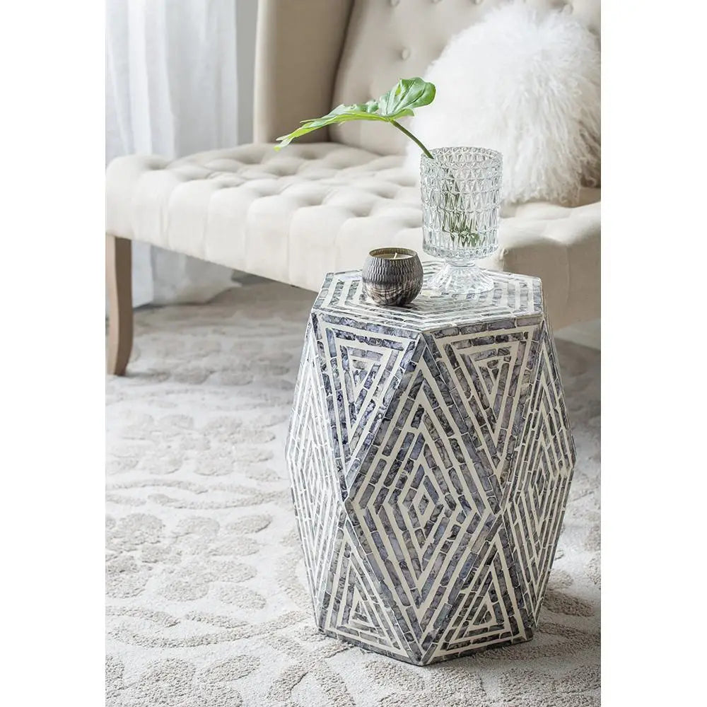 Oblique Shell stool/Side table - Furniture > Living Room > Side Tables