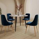 Ocean’s Velvet Dining Set - Furniture > Dining