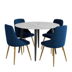 Ocean’s Velvet Dining Set - Furniture > Dining