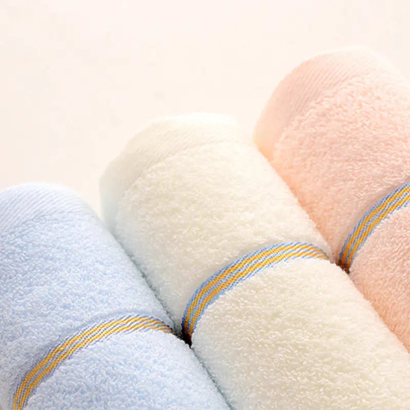 Off White Luxury Soft Cotton Towel Set - 5-Piece Bathroom Towels Absorbent & Quick-Drying Gentle for Sensitive Skin