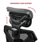 Office Chair Gaming Computer Chairs Mesh Back Foam Seat - Black - Furniture > Office