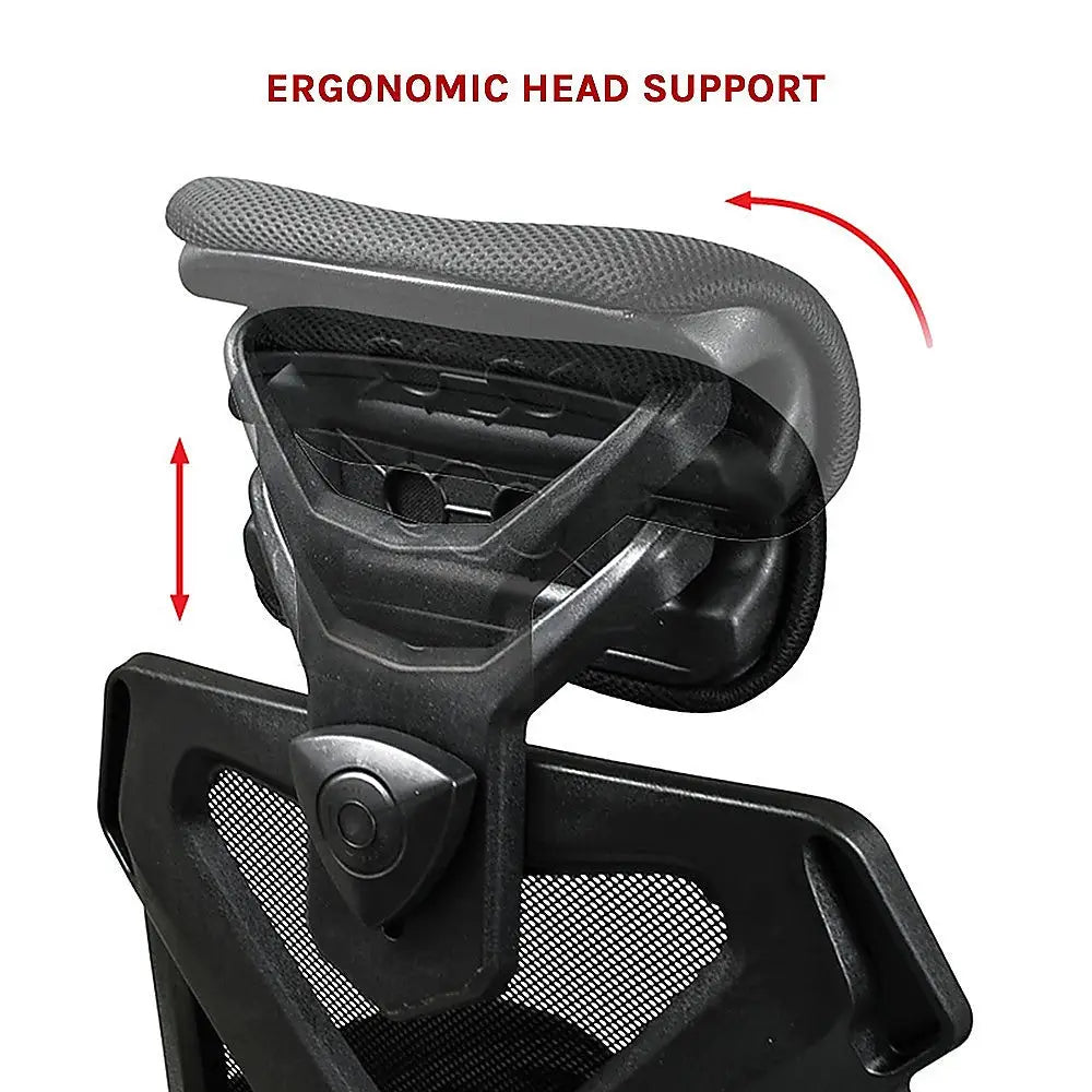 Office Chair Gaming Computer Chairs Mesh Back Foam Seat - Black - Furniture > Office