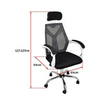 Office Chair Gaming Computer Chairs Mesh Back Foam Seat - White - Furniture > Office