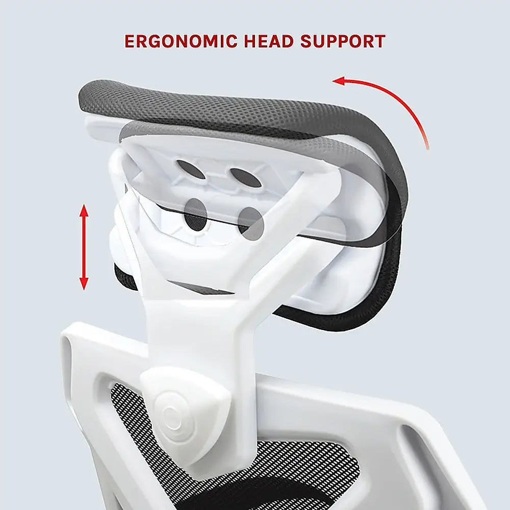 Office Chair Gaming Computer Chairs Mesh Back Foam Seat - White - Furniture > Office