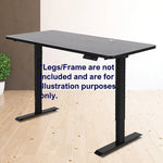 Office Home Computer Desk Table Top with Cable Hole - Furniture > Office
