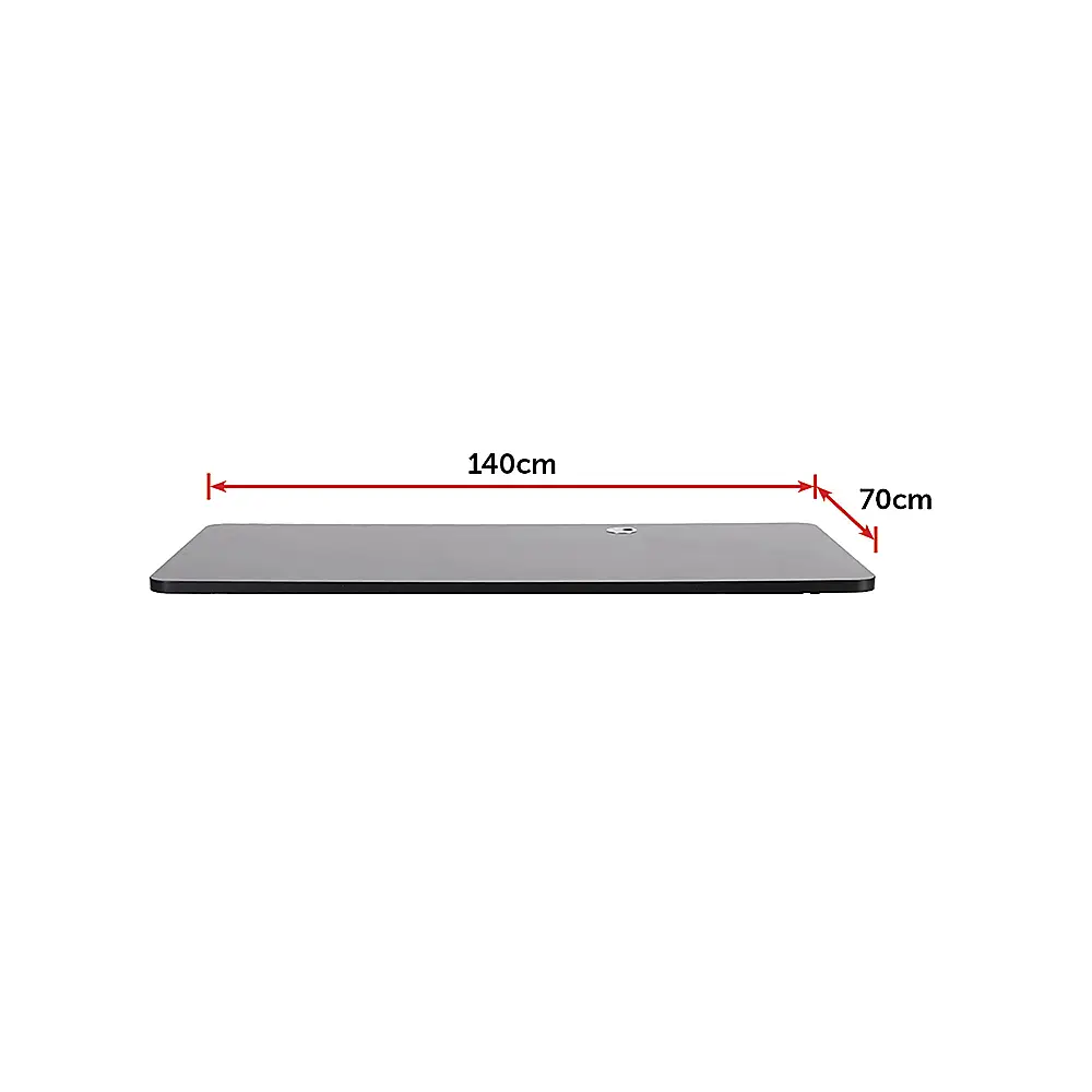 Office Home Computer Desk Table Top with Cable Hole - Furniture > Office