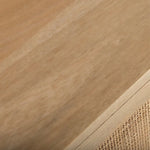 Olearia Buffet Table 150cm 3 Door Solid Mango Wood Storage Natural - Furniture > Living Room