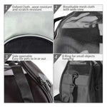 Ondoing Black Portable Pet Carrier Tote Travel Bag Kennel Soft Dog Crate Cage Outdoor - Pet Care > Cat Supplies > Cat