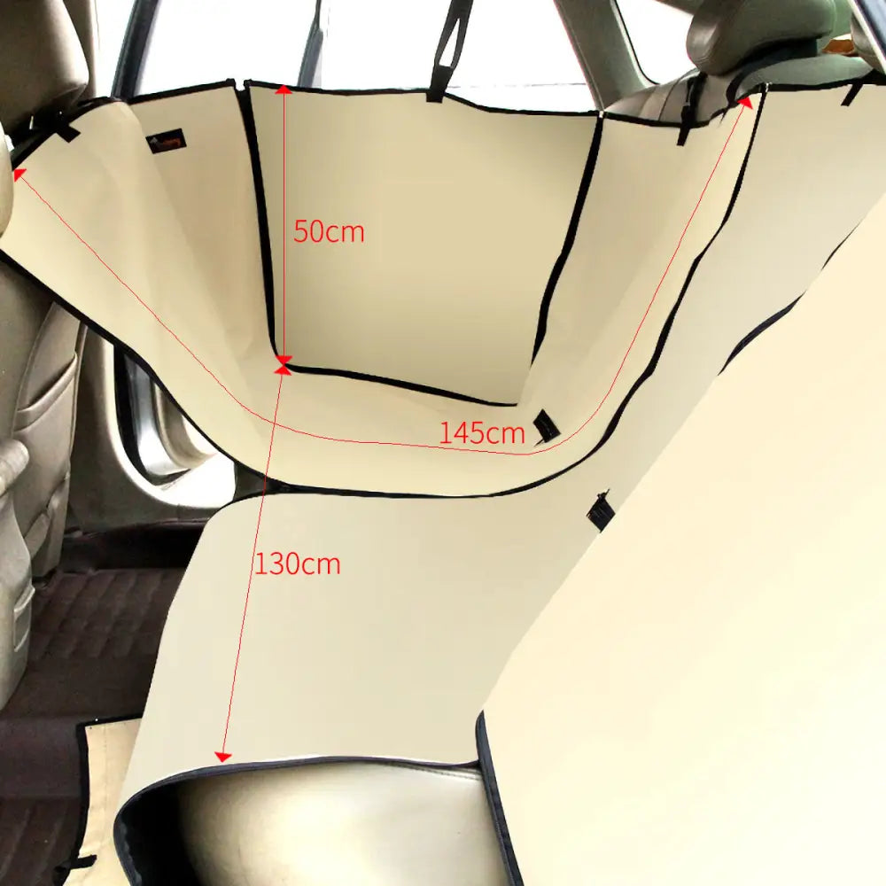 Ondoing Detachable Pet Dog Car Seat Cover Backseat Protector Hammock Waterproof Non-slip Blue - Pet Care > Cat Supplies