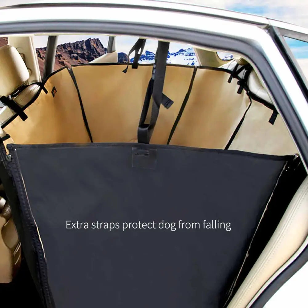 Ondoing Detachable Pet Dog Car Seat Cover Backseat Protector Hammock Waterproof Non-slip Blue - Pet Care > Cat Supplies
