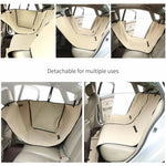 Ondoing Detachable Pet Dog Car Seat Cover Backseat Protector Hammock Waterproof Non-slip Blue - Pet Care > Cat Supplies