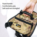 Ondoing Dog Backpack Harness Pet Saddle Bag Reflective Adjustable Outdoor Hiking-XL-Camo Blue - Pet Care > Cat Supplies