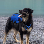 Ondoing Dog Backpack Harness Pet Saddle Bag Reflective Adjustable Outdoor Hiking-L-Blue - Pet Care > Cat Supplies > Cat