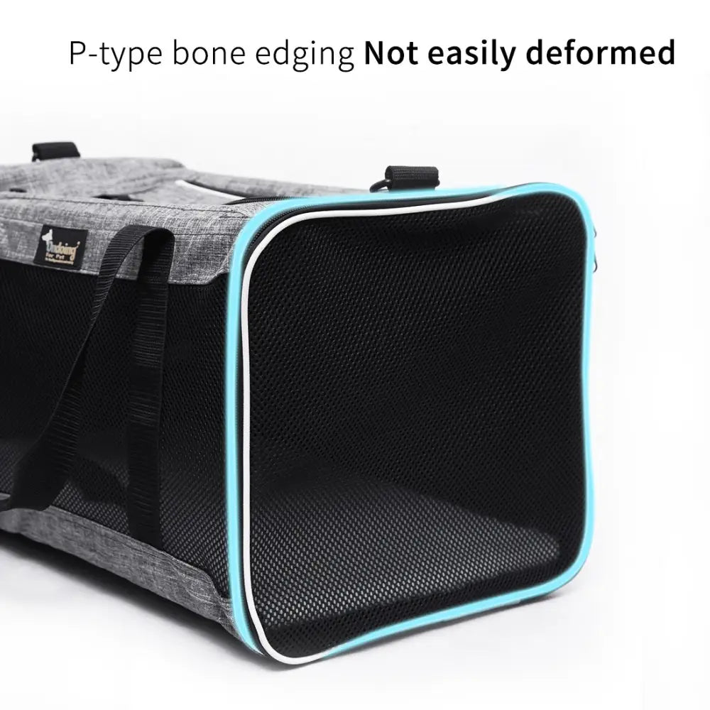 Ondoing Foldable Pet Carrier Bag Cat Dog Soft Crate Cage Kennel Tent Travel Portable Car - Pet Care > Cat Supplies >