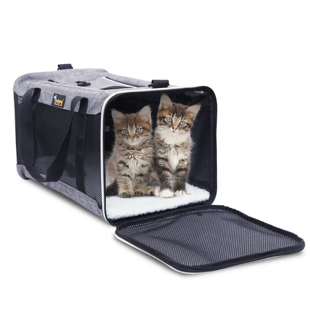 Ondoing Foldable Pet Carrier Bag Cat Dog Soft Crate Cage Kennel Tent Travel Portable Car - Pet Care > Cat Supplies >