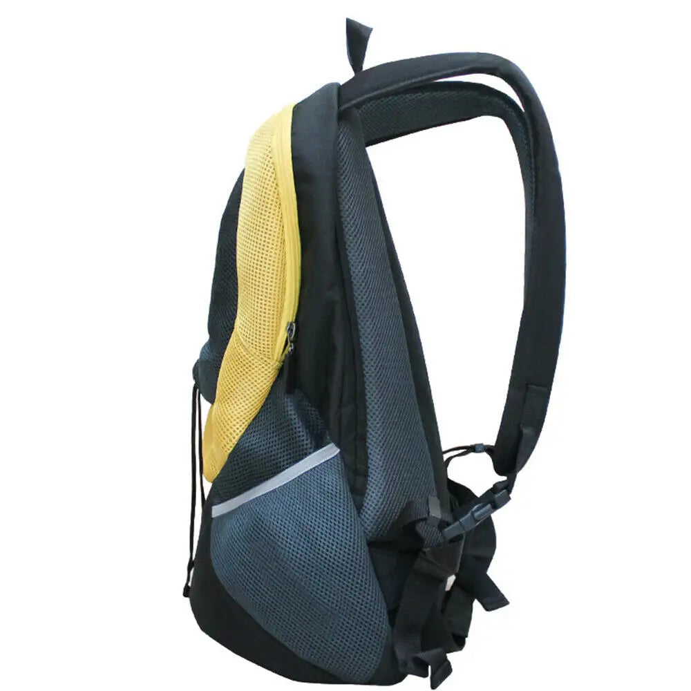 Ondoing Pet Carrier Backpack Adjustable Dog Puppy Cat Front Carrier Head Out - Pet Care > Cat Supplies > Cat Carriers &