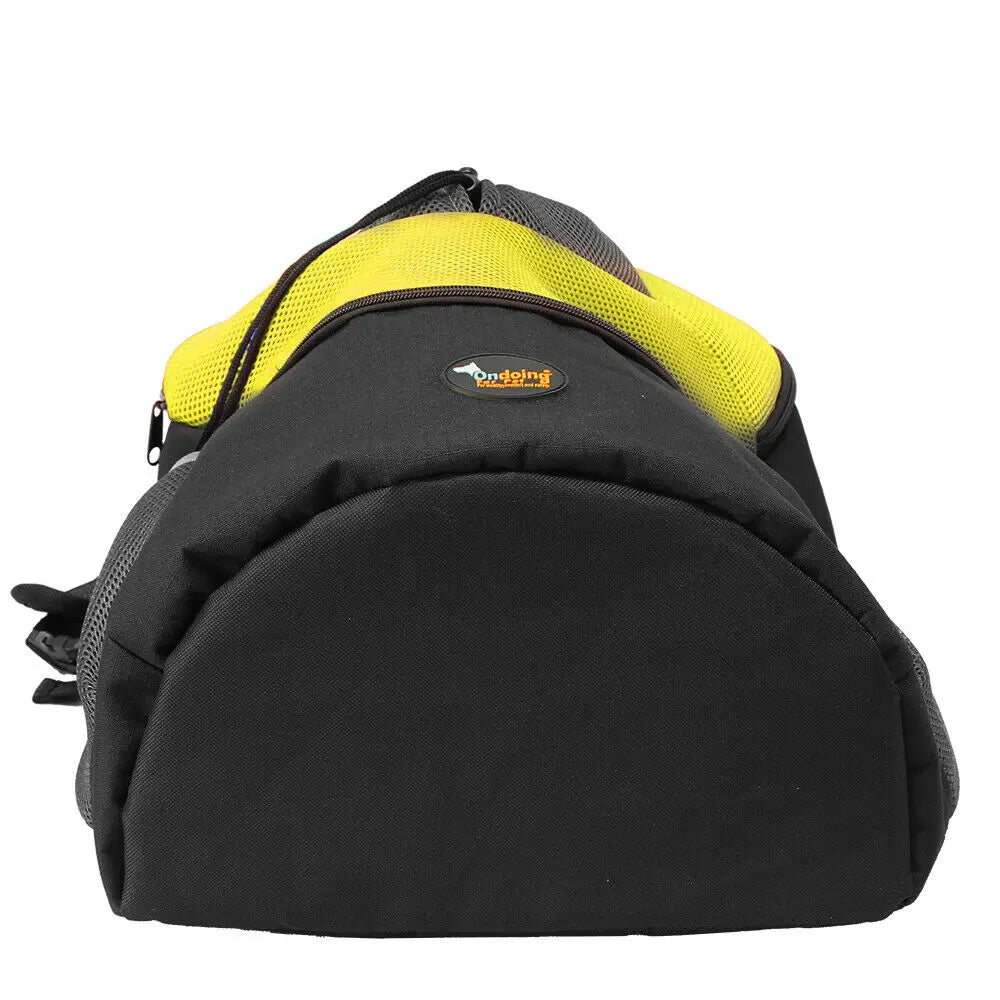 Ondoing Pet Carrier Backpack Adjustable Dog Puppy Cat Front Carrier Head Out - Pet Care > Cat Supplies > Cat Carriers &