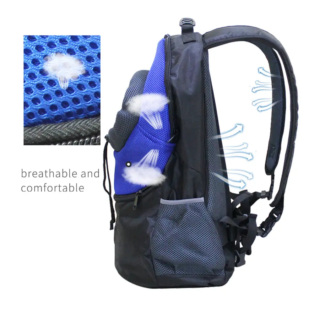 Ondoing Pet Carrier Backpack Adjustable Dog Puppy Cat Front Carrier Head Out - Pet Care > Cat Supplies > Cat Carriers &
