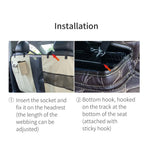 Ondoing Pet Dog Barrier Car Back Seat Fence Isolation Divider Net Safety Mesh Guard Kids-grey - Pet Care > Dog Supplies