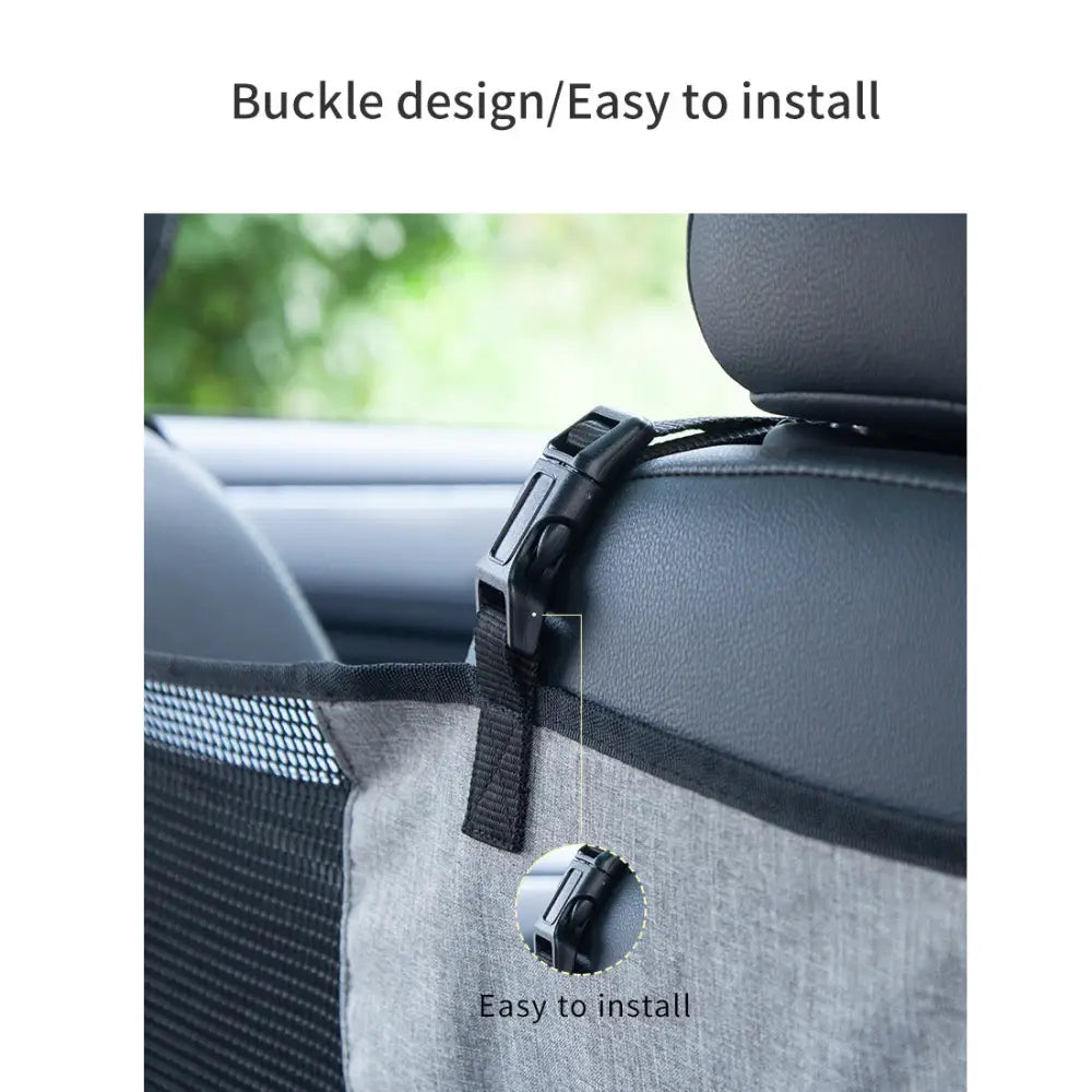 Ondoing Pet Dog Barrier Car Back Seat Fence Isolation Divider Net Safety Mesh Guard Kids-grey - Pet Care > Dog Supplies