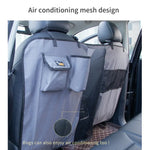 Ondoing Pet Dog Barrier Car Back Seat Fence Isolation Divider Net Safety Mesh Guard Kids-grey - Pet Care > Dog Supplies