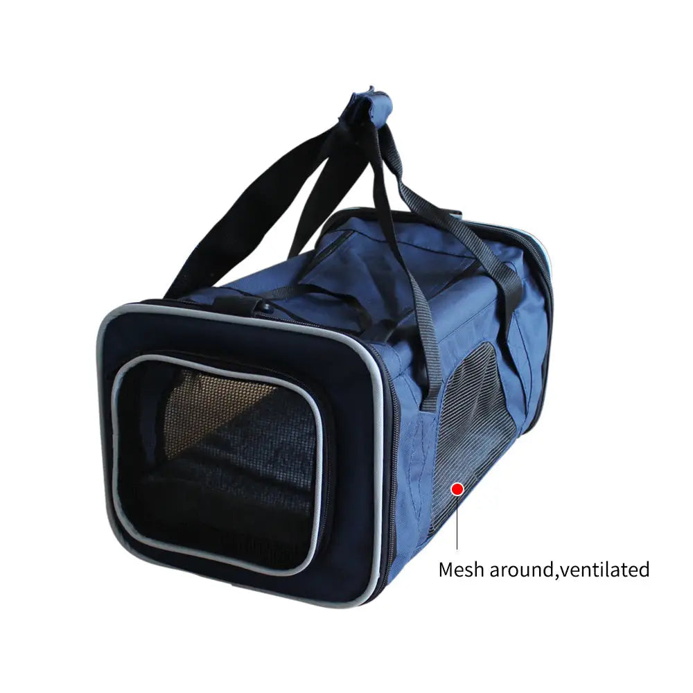 Ondoing Portable Pet Carrier Tote Travel Bag Kennel Soft Dog Crate Cage Indoor Outdoor - Pet Care > Cat Supplies > Cat