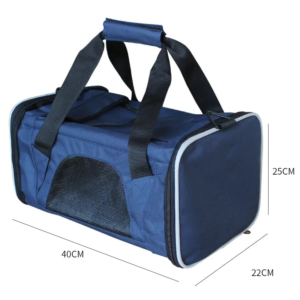 Ondoing Portable Pet Carrier Tote Travel Bag Kennel Soft Dog Crate Cage Indoor Outdoor - Pet Care > Cat Supplies > Cat