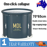 One-Click collapse Portable Foldable oxford Bathtub Water Tube Spa Bath Bucket 70x65cm - Furniture > Bathroom > Bathtubs