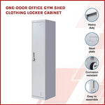 One-Door Office Gym Shed Clothing Locker Cabinet - Furniture > Office