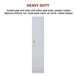 One-Door Office Gym Shed Clothing Locker Cabinet - Furniture > Office