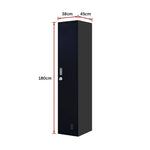 One-Door Office Gym Shed Clothing Locker Cabinet - Furniture > Office