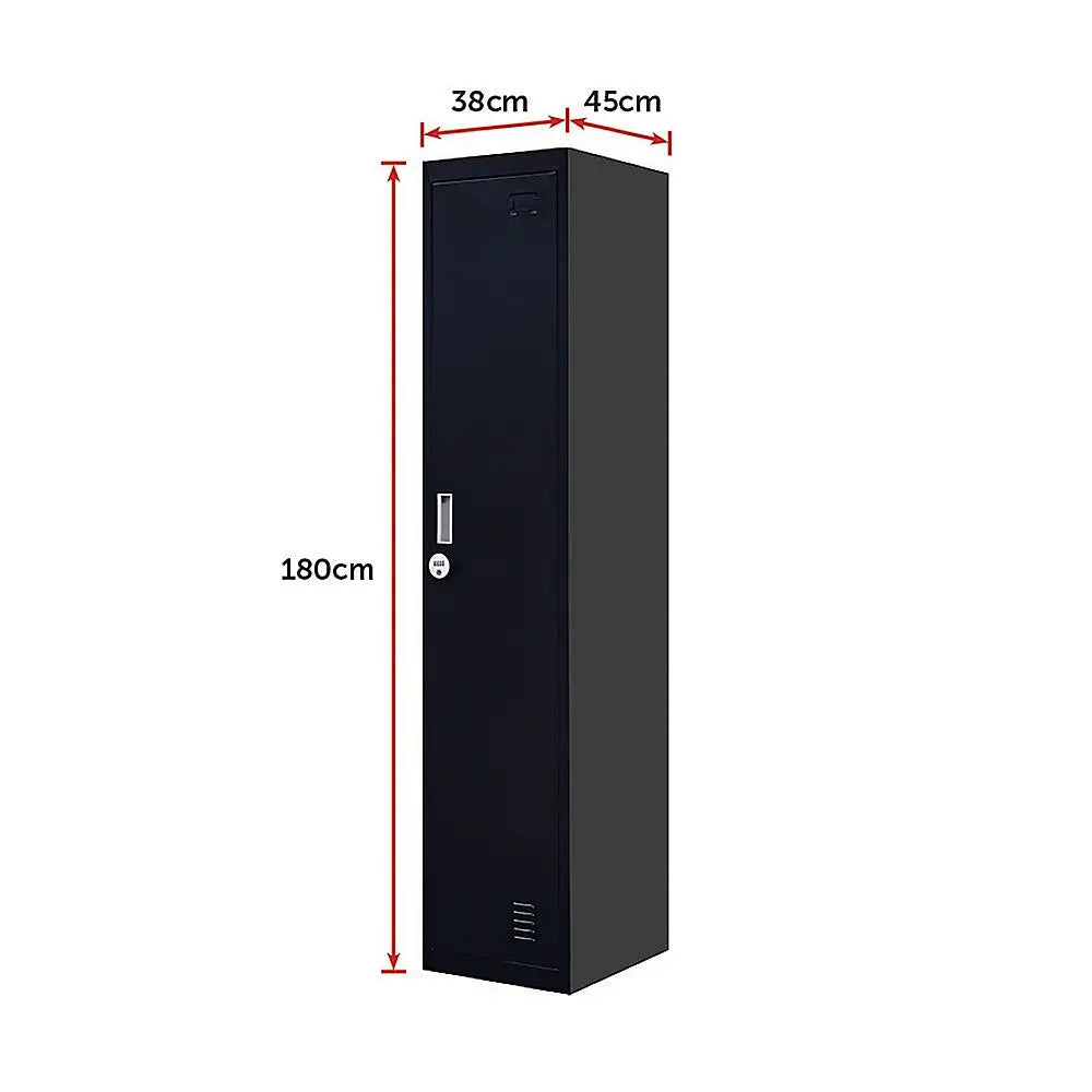 One-Door Office Gym Shed Clothing Locker Cabinet - Furniture > Office