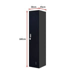 One-Door Office Gym Shed Clothing Locker Cabinet - Furniture > Office