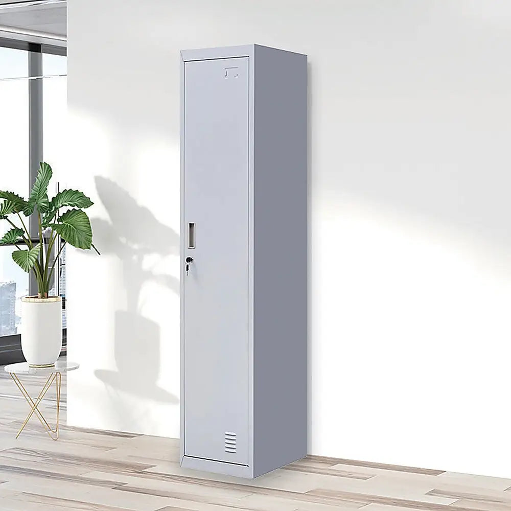 One-Door Office Gym Shed Clothing Locker Cabinet - Furniture > Office