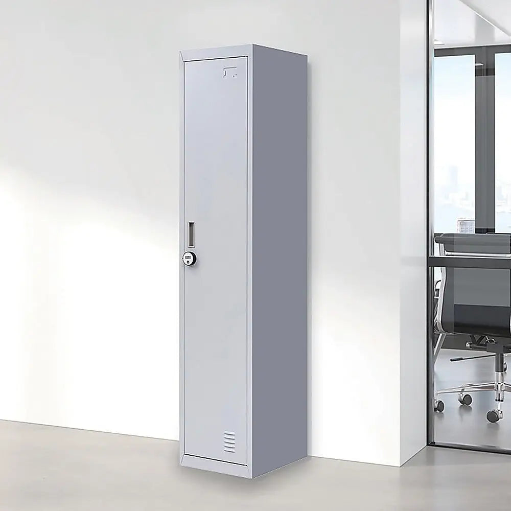 One-Door Office Gym Shed Clothing Locker Cabinet - Furniture > Office
