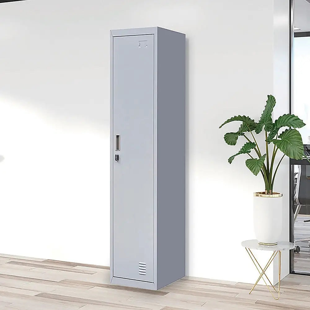 One-Door Office Gym Shed Clothing Locker Cabinet - Furniture > Office
