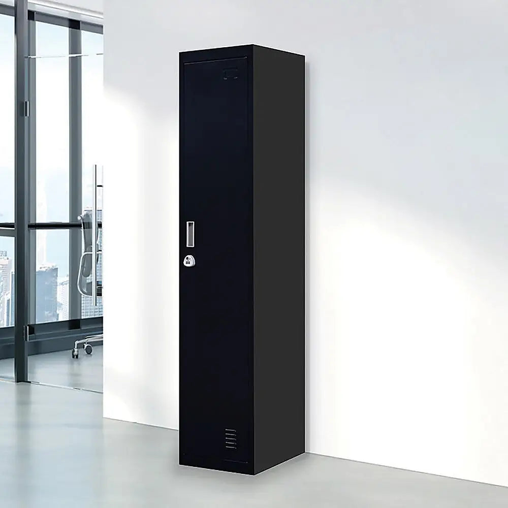 One-Door Office Gym Shed Clothing Locker Cabinet - Furniture > Office